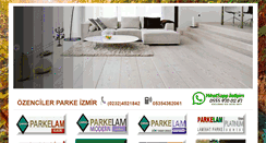 Desktop Screenshot of laminat-parke-izmir.com